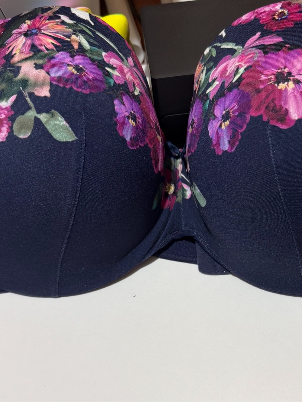 NWT Lane Bryant Cacique Comfort Bliss Lightly Lined Balconette Bra 46C Floral